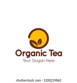 Organic Tea Logo Template
