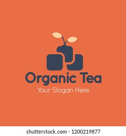 Organic Tea Logo Template
