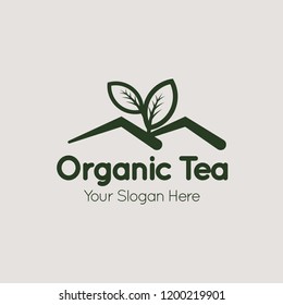 Organic Tea Logo Template
