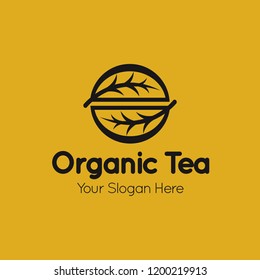 Organic Tea Logo Template
