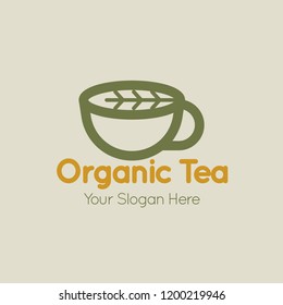 Organic Tea Logo Template
