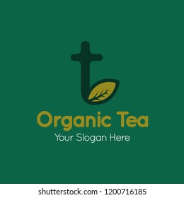 Organic Tea Logo Template
