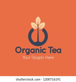 Organic Tea Logo Template
