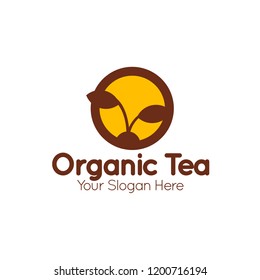 Organic Tea Logo Template
