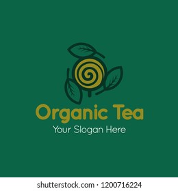 organic Tea Logo Template
