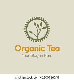 organic Tea Logo Template
