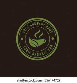 Organic Tea Logo Template