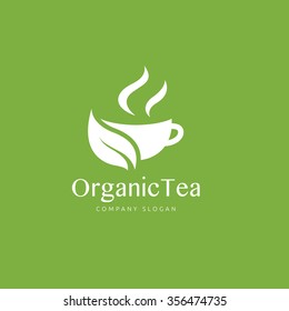Organic Tea Logo Template