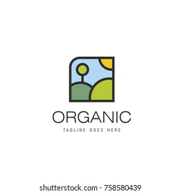 Organic. Template for logo
