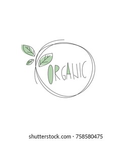 Organic. Template for logo