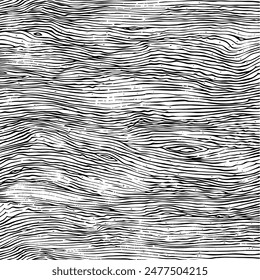 Organic texture. Crosshatch, wood, waves, linear stroke. Freehand organic line stroke textured.