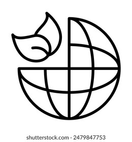 Icono de tráfico orgánico Ilustración vectorial de línea