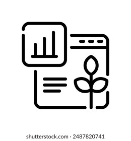 Organic Traffic Icon Vector Illustration