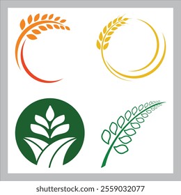 Organic tree ,agriculture vector design, world environment and sustainable development concept with ecology icons and logo vector design, eco friendly and green technology. 