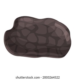 Organic truffle icon cartoon vector. Fungus mushroom. Cooking truffle fungi