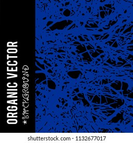 Organic vector background with nature foliage textures and dark grunge items for creation of design banners, music cover, wallpapers ,flyers, web sites with grunge industrial ideas.