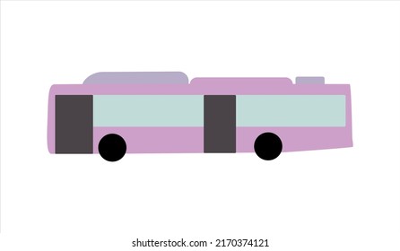 organic vector cartoon bus shape