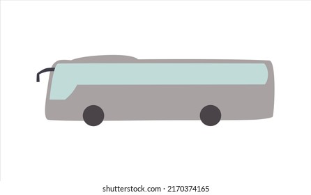 organic vector cartoon bus shape