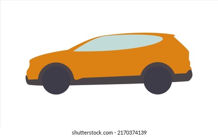 organic vector cartoon car shape