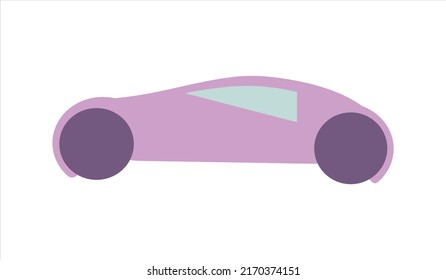 organic vector cartoon car shape