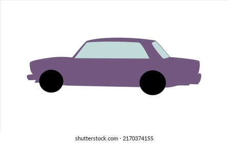 organic vector cartoon car shape