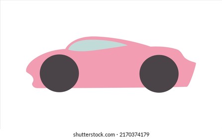 organic vector cartoon car shape