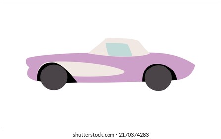 organic vector cartoon car shape