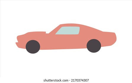 organic vector cartoon car shape