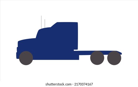 organic vector cartoon truck shape