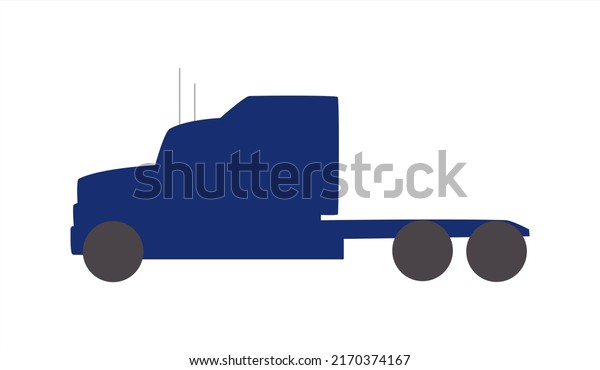 organic vector cartoon truck\
shape