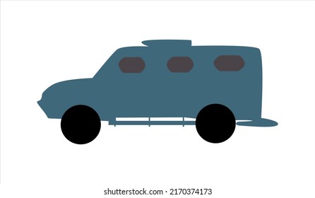 organic vector cartoon van shape