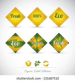 Organic Vector Label Collection
