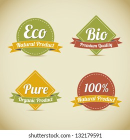Organic Vector Label Collection