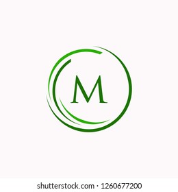 organic vector logo design. Logos of green leaf ecology nature element vector icon - Vector 