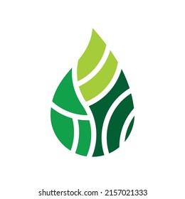Organic Vector Logo Design Template