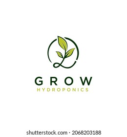 Organisches Vektorgrafik-Logo-Design