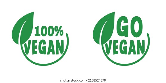 Verdura orgánica 100% con hojas, bio, icono o símbolo ecológico. sin lactosa, vegana, sin carne, comida saludable, fresca. Logo verde. Comida vegetariana saludable. Naturaleza, ecología. slogan o cita del veganismo. Vayan a vegano.