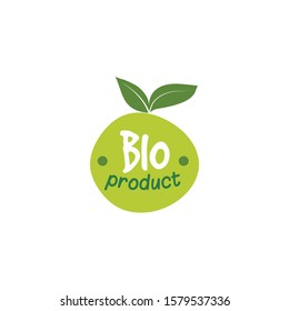 organic and vegan vintage logo