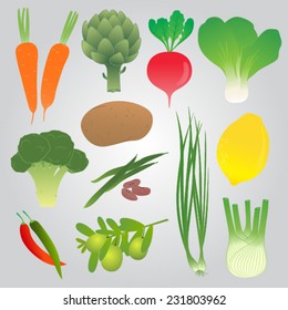 Organic  Vegetables Collection