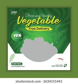 Organic veggie delivery farm fresh produce subscription service ad