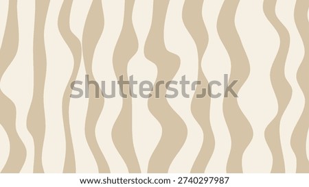 Organic vertical wavy stripes abstract pattern