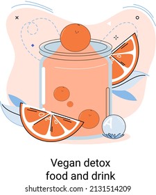 Organic and vitamin full beverage. Vegan detox food and drink. Therapeutic smoothie as healthy diet cocktail, herbal nourishment metaphor. Raw ingredient blend, nutrition for energy diet natural juice