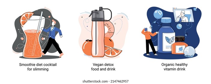 Organic and vitamin full beverage. Vegan detox food and drink. Therapeutic smoothie as healthy diet cocktail, herbal nourishment metaphor. Raw ingredient blend, nutrition for energy diet natural juice
