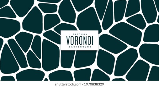 Organic Voronoi Pattern Blocks Background