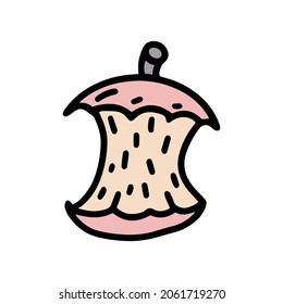 organic waste color vector doodle simple icon