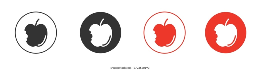Icono de residuos orgánicos. Diseño de Vector de Web