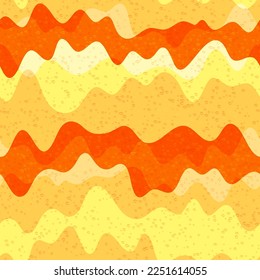 Vector de fluido de ondas orgánicas sin soldadura. Textura de rayas onduladas. Plantilla de fondo del cartel. Diseño de impresión textil colorido. Fondo de las formas de fluido de salpicadura de flujo de onda.