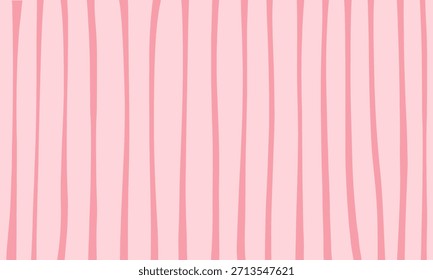 Organic wavy line texture for creative layouts in soft pink tones. Vector water-inspired pattern with flowing lines, suitable for surface design, branding, or visual composition.