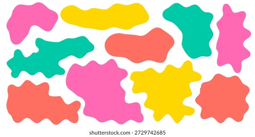  Marco de rectángulo ondulado orgánico con bordes irregulares dibujados a mano. Marco ondulado dibujado a mano con bordes orgánicos que fluyen. Diseño de bordes ondulados para diseños de texto creativos, Anuncios y composiciones gráficas modernas