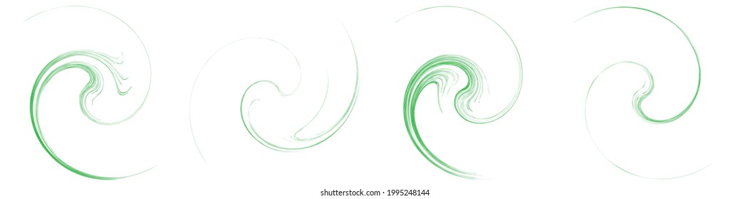 Organic weed, grass like curvy, wavy lines